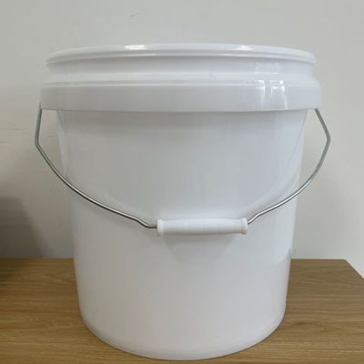 Barattolo di vernice da 18 litri con coperchio e maniglia in polipropilene/HDPE resistente al manomissione