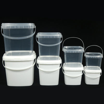 1L 2L 3L 5L 6L 10L 15L 20L 25L secchi di plastica con maniglia dallo spessore da 1,0 a 2,5 mm
