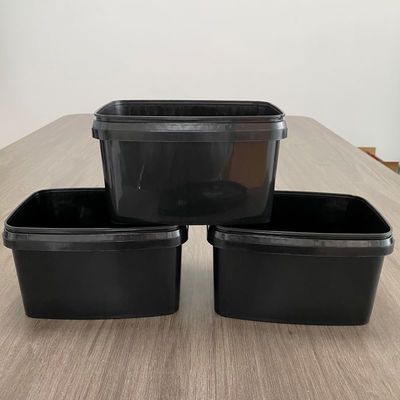 IML Stampato Quadrato Coperchio di Plastica a prova di perdite 3L Capacità Spessore da 1,0 a 2,5 mm