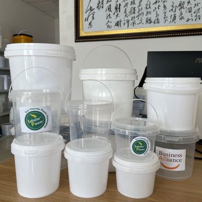 16/24/32 oz contenitore alimentare quadrato vasca per popcorn bombole di caramelle coperchio e manico inclusi