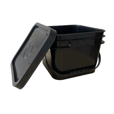 Strumento 2 galloni di plastica quadrata vasche contenitore con coperchi a prova di manomissione GAP/ISO/FDA certificato
