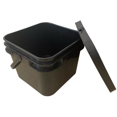 Strumento 2 galloni di plastica quadrata vasche contenitore con coperchi a prova di manomissione GAP/ISO/FDA certificato