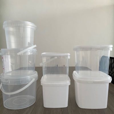 1.0-2.5 MM Spessore Jumbo Buckets con accessori maniglia coperchio Fatto in vasche di plastica
