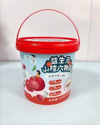 Contenitori vasche rotonde secchio alimentare con coperchio e campione gratuito offerto