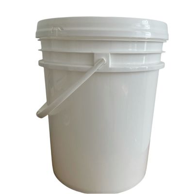 Bottile di plastica pesante da 20L con coperchio e maniglia metallica certificato da GAP/ISO/FDA