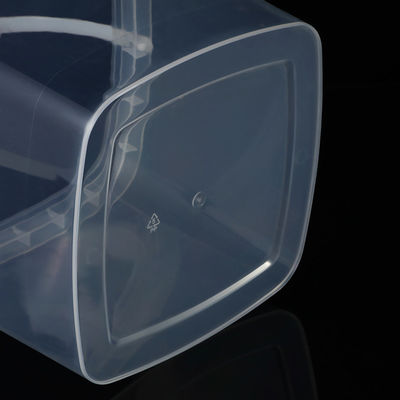 2L 3L 5L 8L 10L secchio di plastica trasparente con facile apertura e chiusura del coperchio personalizzare rotondo