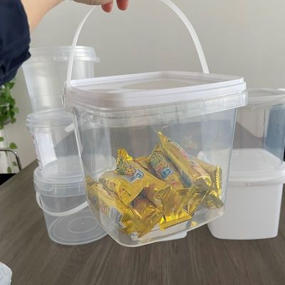 Contenitore quadrato trasparente di plastica per contenitori alimentari con spessore compreso tra 1,0 e 2,5 mm