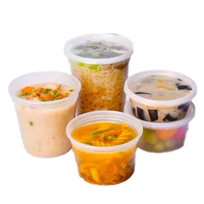 Contenitore in polipropilene/HDPE 500ml/750ml/1L con stampa trasparente per alimenti personalizzare sì