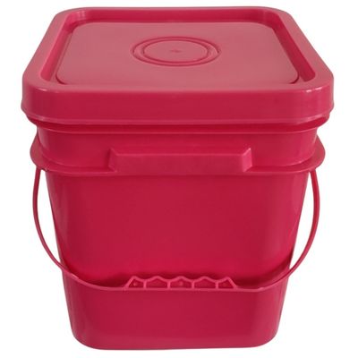 Contenitore in plastica quadrata da 20L con certificazione GAP/ISO/FDA e design personalizzabile