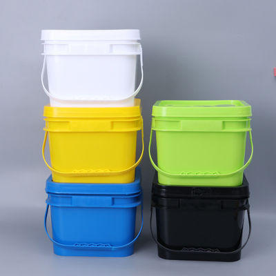 Scafo di plastica quadrato da 2 galloni con capacità di 8 litri e certificazione GAP/ISO/FDA