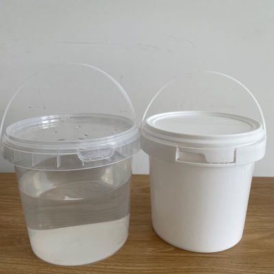 Contenitore per snack con zucchero di cotone, salsa di yogurt, secchio e coperchio sicuro
