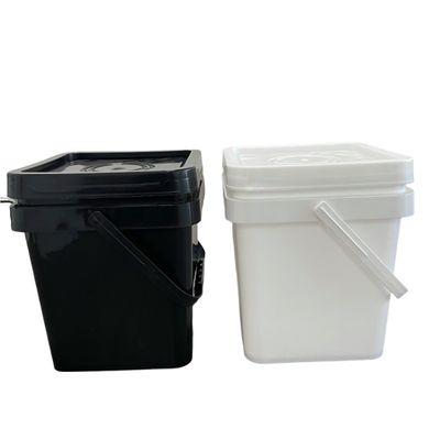 Stampa a schermo di seta Contenitore di plastica da 1 gallone con coperchio di secchio piatto