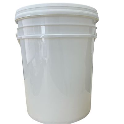 Imballaggio alimentare riciclabile secchio di plastica da 5 kg a 20 kg con coperchio e maniglia metallica