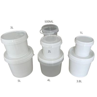 Bottile di plastica chimica da 4 litri con coperchio e manico contenitore di plastica