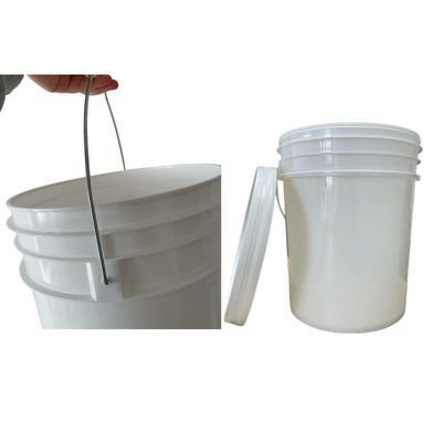 5L 5 Gallon Bucket 20L Plastic Bucket With Lid for Food Grade Yellow GAP/ISO/FDA Certificato