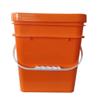 Contenitore di biscotti 15L secchio di plastica quadrata con materiale HDPE e disegno stampato