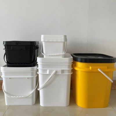 Barattolo di plastica trasparente quadrata in polipropilene con spessore stampato da 1,0 a 2,5 mm