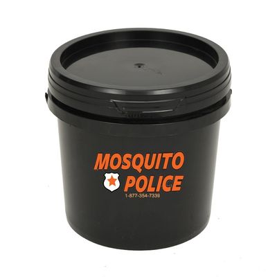 Barattolo di plastica rotondo quadrato da 25L da 300 ml con coperchio e manico di spessore da 1,0 a 2,5 mm