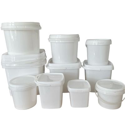 Contenitore di plastica trasparente da 1 litro con coperchio tenuto all'aria per lo stoccaggio e l'organizzazione personalizzati