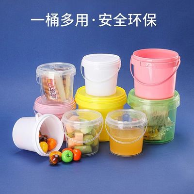 Fornitura di un contenitore di plastica da 300 ml da 5 litri con filtro di seta da stampa / trasferimento di calore / IML