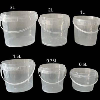 Bottile di plastica in polipropilene da 1,0 a 2,5 mm con coperchio stampato