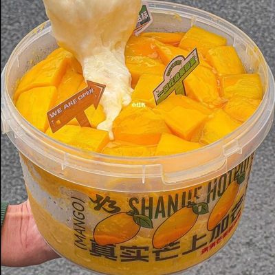 5L secchi trasparenti di plastica per imballaggi alimentari a prova di manomissione