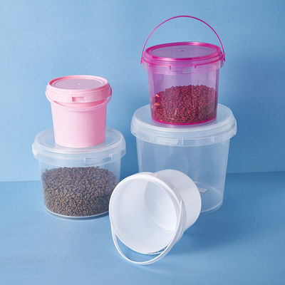 1l 2l 3l 4l 5l marmellata gelato yogurt secchio di plastica con maniglia e coperchio per la fornitura