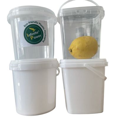 Bottile per bevande in contenitore PP personalizzato in colore bianco chiaro per esigenze personalizzate