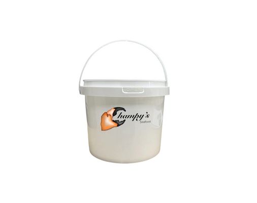1 litro di secchio rotondo Personalizzare il contenitore alimentare con uno spessore di 1,0-2,5 mm