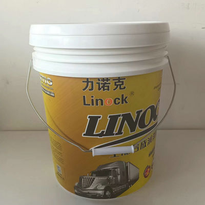 Riciclare personalizzare un secchio di plastica da 15 litri con coperchio e un secchio forte con maniglia di metallo