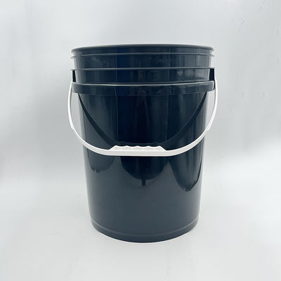 20L secchio di plastica rotonda con coperchio e tela di seta da stampa / trasferimento di calore / IML