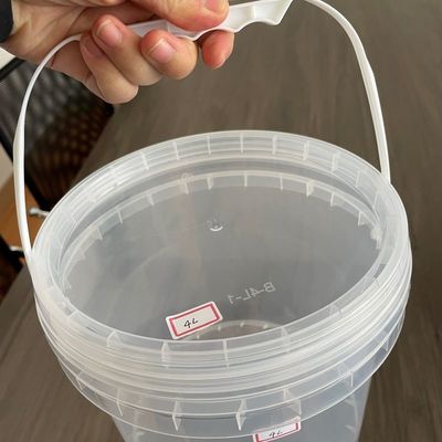 Contenitore di gelato Bottone di plastica per alimenti con coperchio e maniglia spessore da 1,0 a 2,5 mm