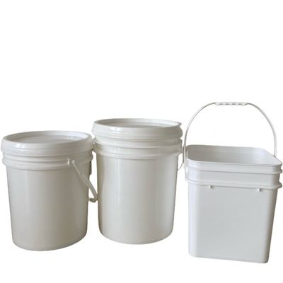 1L 2L 4L 5L secchio rotondo di plastica secchio rettangolare con coperchio secchio di stampa personalizzato