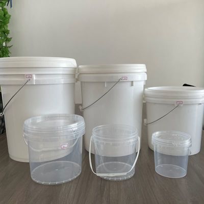 1L 2L 4L 5L secchio rotondo di plastica secchio rettangolare con coperchio secchio di stampa personalizzato