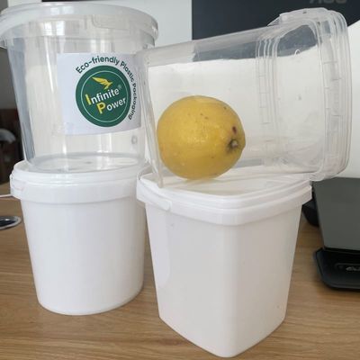Contenitore alimentare trasparente in HDPE in plastica 3L 5L 8L con spessore da 1,0-2,5 mm