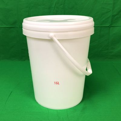 Capo a prova di perdite, secchio di plastica rotondo da 16 litri progettato per l'imballaggio dei prodotti lattiero-caseari
