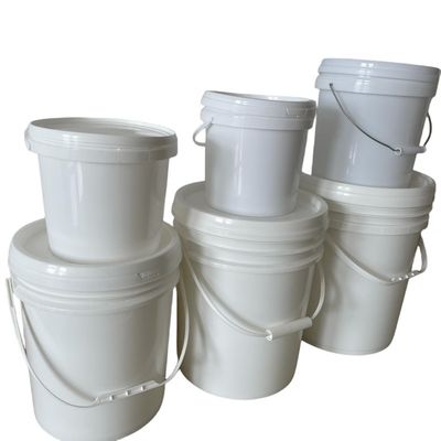 Capo a prova di perdite, secchio di plastica rotondo da 16 litri progettato per l'imballaggio dei prodotti lattiero-caseari