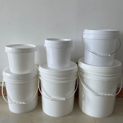 Personalizza un secchio di plastica da 1-25L con coperchio e maniglia