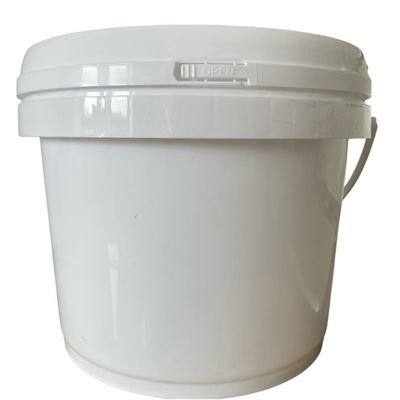8L secchio di plastica blu rotondo con coperchio 2 galloni spessore del secchio da 1,0 a 2,5 mm blu