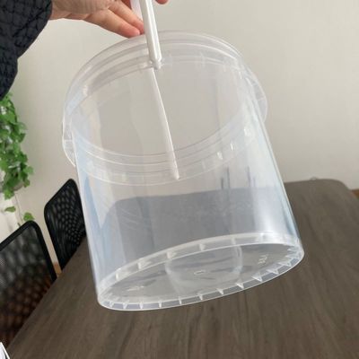 1.0-2,5 mm Spessore Contenitore a barra di secchio luminoso facile da aprire con maniglia conveniente