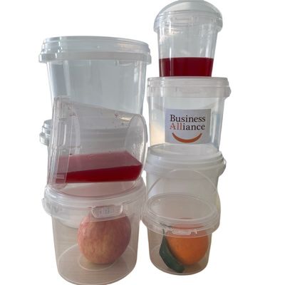 1Contenitore di plastica in PP da 0,0 a 2,5 mm di spessore per forniture organizzative a forma rotonda