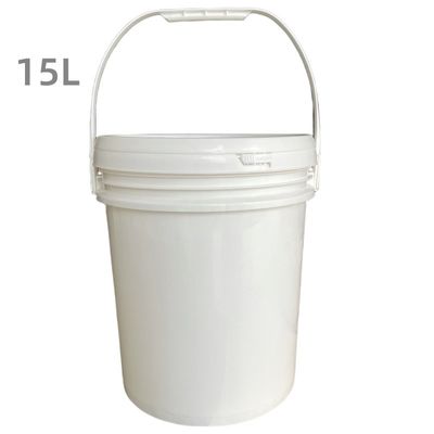 Performance di 15L di Plastic Bucket Round White Bucket Snack con certificato GAP/ISO/FDA