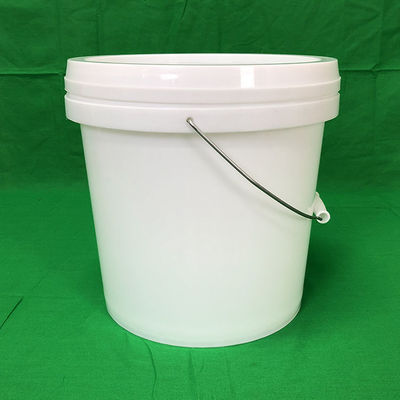Performance di 15L di Plastic Bucket Round White Bucket Snack con certificato GAP/ISO/FDA