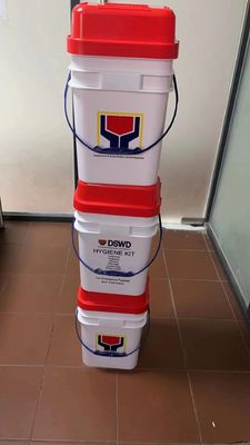 20L 25L terra durabile nero HDPE Plastico secchio per la costruzione Epoxy alta capacità