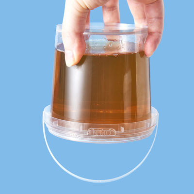 1L 2L 3L 4L 5L secchi alimentari con coperchi in materiale PP contenitori di plastica a prova di manomissione