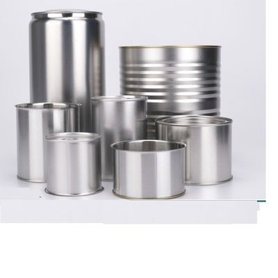 Contenitore di cilindri di acciaio rotondo su misura 1L-5L per salsa e vernice