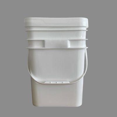 5L 10L 15L 20L 25L cubo di plastica quadrata con coperchio e manico