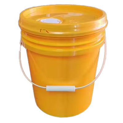 Bottile di plastica a base di grasso da 5 galloni con maniglia del coperchio e stampa per trasferimento di calore