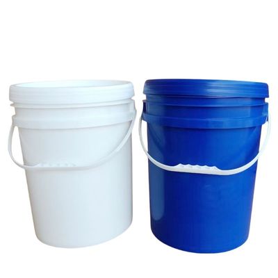 Barattolo di plastica rotondo e durevole da 18 litri e 5 galloni con coperchio per imballaggi di vernice