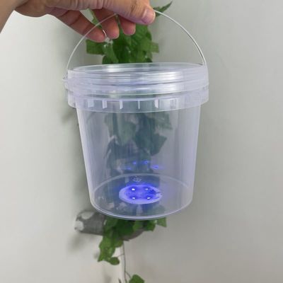 Personalizzare 32 oz Candy Container 1L Clear Bucket con luce Led Popcorn Plastic Bucket